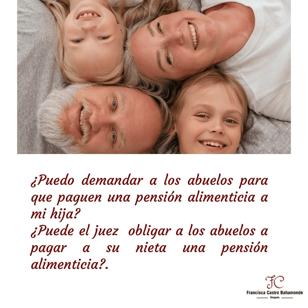 Imagen donde se ve unos niños con los abuelos sonriendo